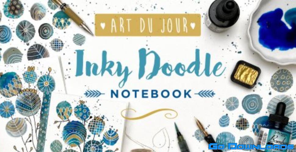 Art du Jour: Inky Doodle Notebook