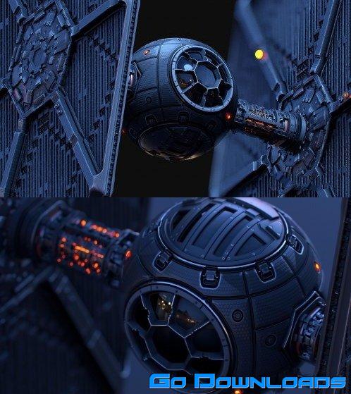 Artstation Creating a Tie Fighter with Substance Designer Free Download