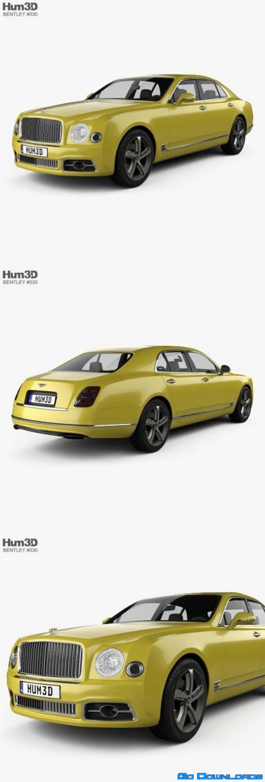 Bentley Mulsanne Speed 2017 3D model Free Download