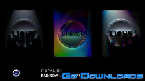 Cinema 4D Rainbow Light Effect Splitting Free Download