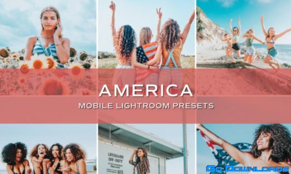 CreativeMarket – 5 Blue and Red Lightroom Presets 5701591