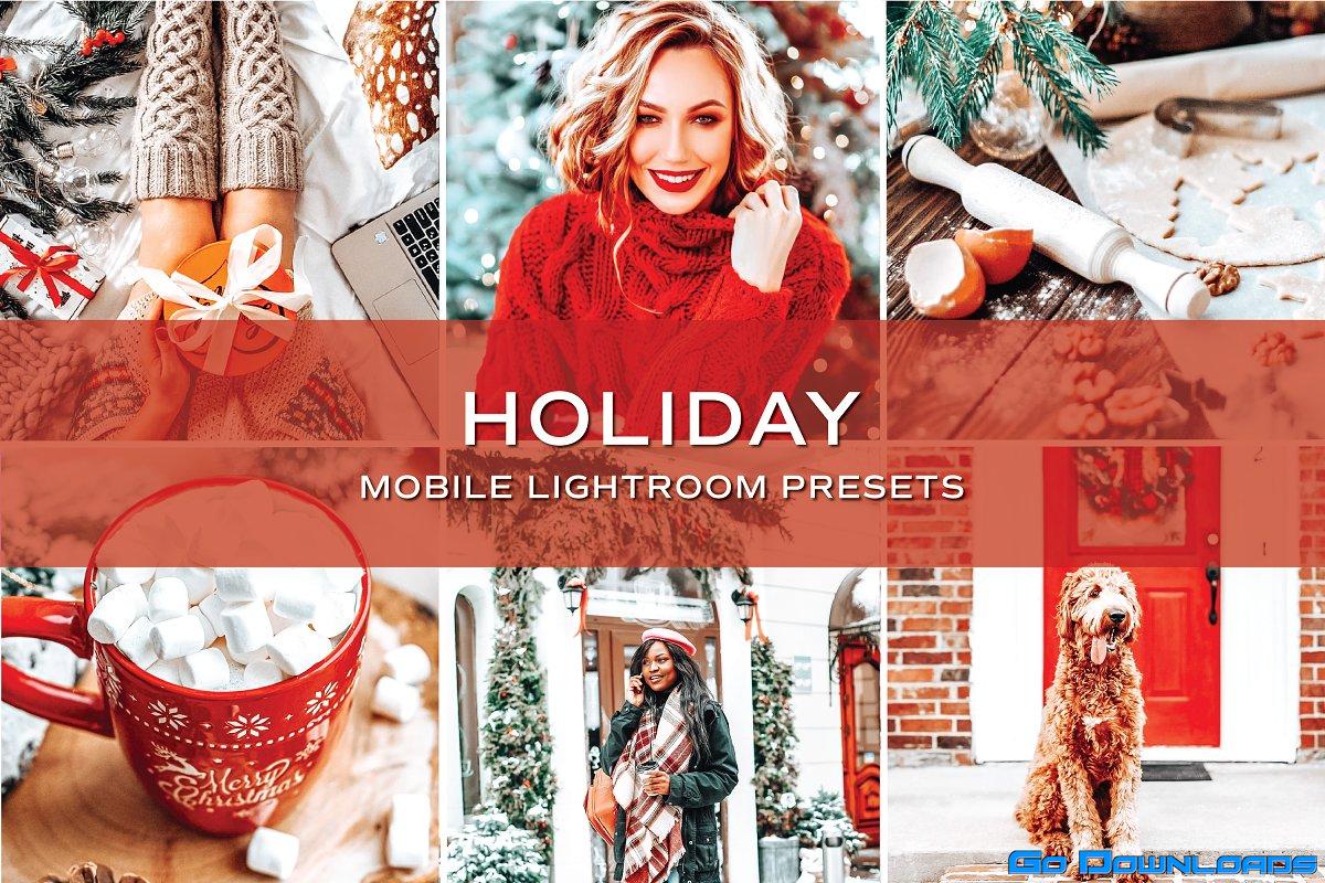 CreativeMarket – 5 Bright Holiday Lightroom Presets 5701798 Free Download