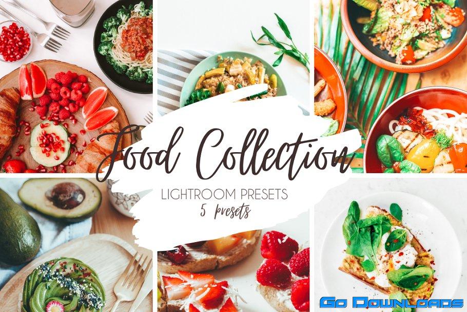 CreativeMarket – 5 Presets Lightroom Food Bundle 5444537 Free Download