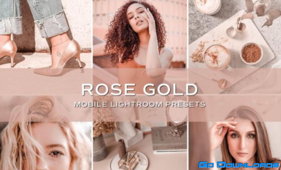 CreativeMarket – 5 Rose Gold Lightroom Presets Free Download