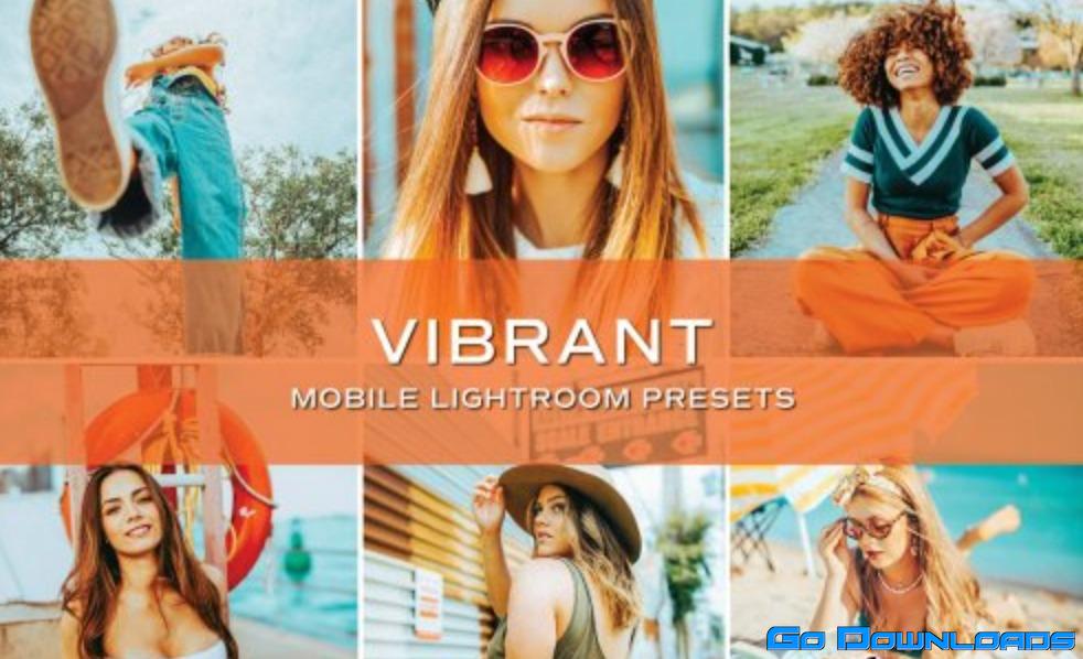 CreativeMarket – 5 Vibrant Lightroom Presets 5701418