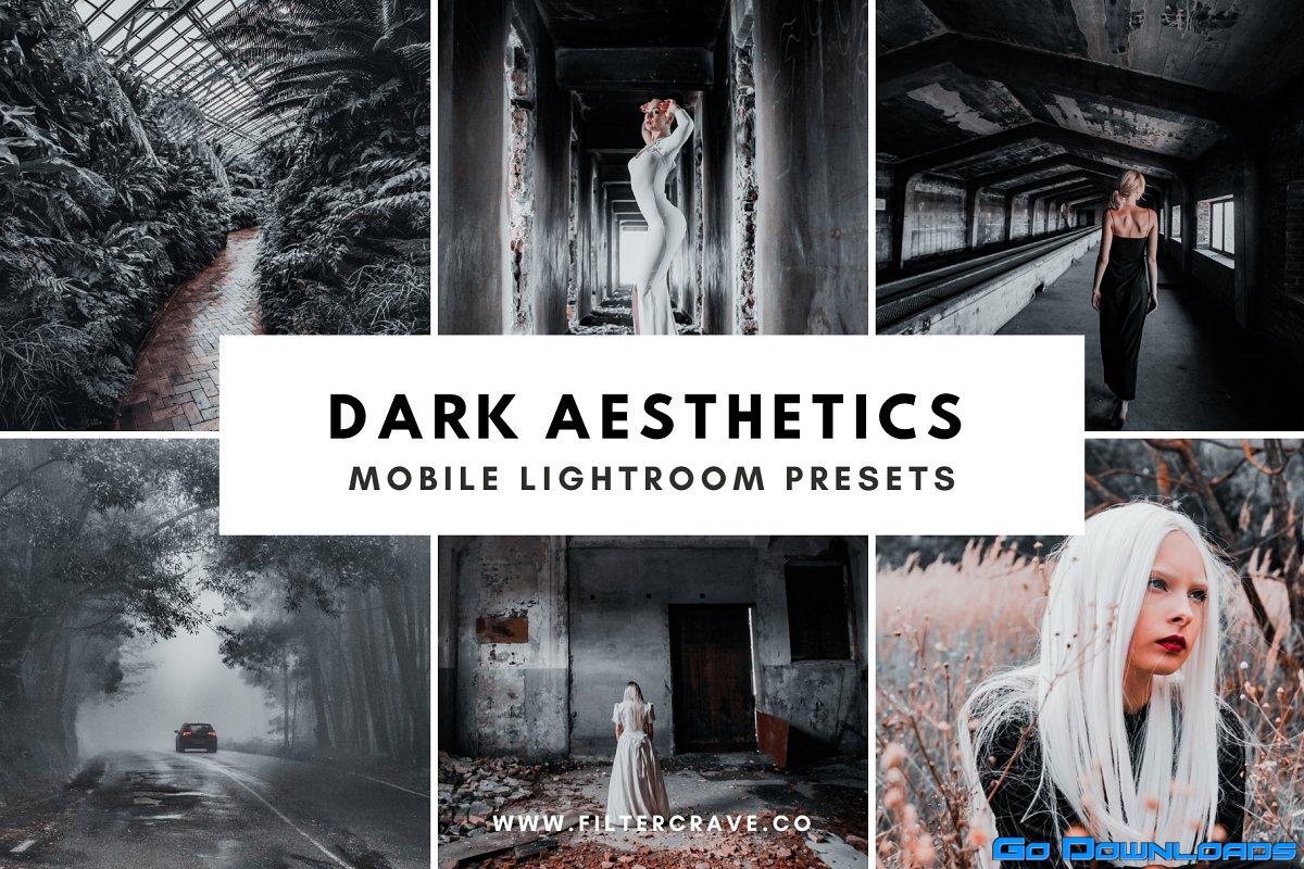 CreativeMarket – Dark Aesthetic Mobile Presets 5543725