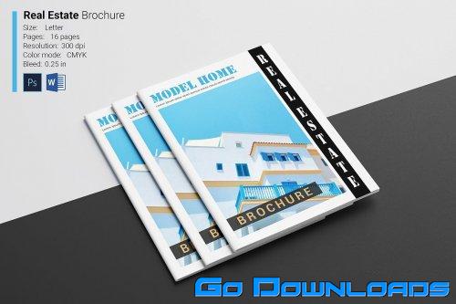 CreativeMarket  Real Estate Brochure 4959959