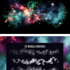 CreativeMarket – Space Brush Set 5638938 Free Download