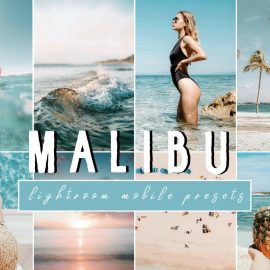 CreativeMarket – Vibrant MALIBU Mobile Phone Presets 4806700