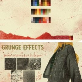 CreativeMarket Vintage Texture Brushes 2 Grunge 5633066 Free Download