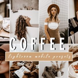 CreativeMarket – Warm COFFEE Modern Lightroom Presets 4806705