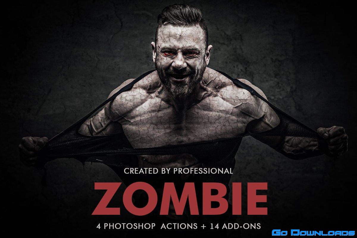 CreativeMarket – Zombie Photoshop Actions 5542513 Free Download