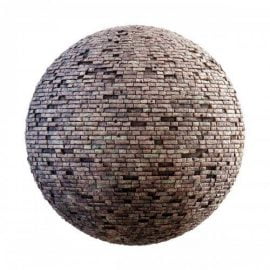 Damaged brick wall PBR Textures