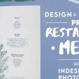 Design a Printing Pro Restaurant Menu with Indesign and Photoshop