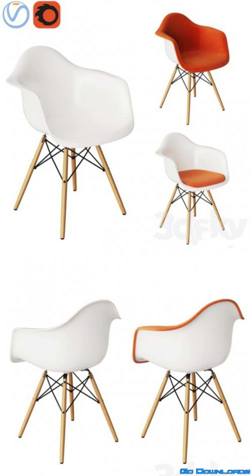 Eames plastic armchair Free Download