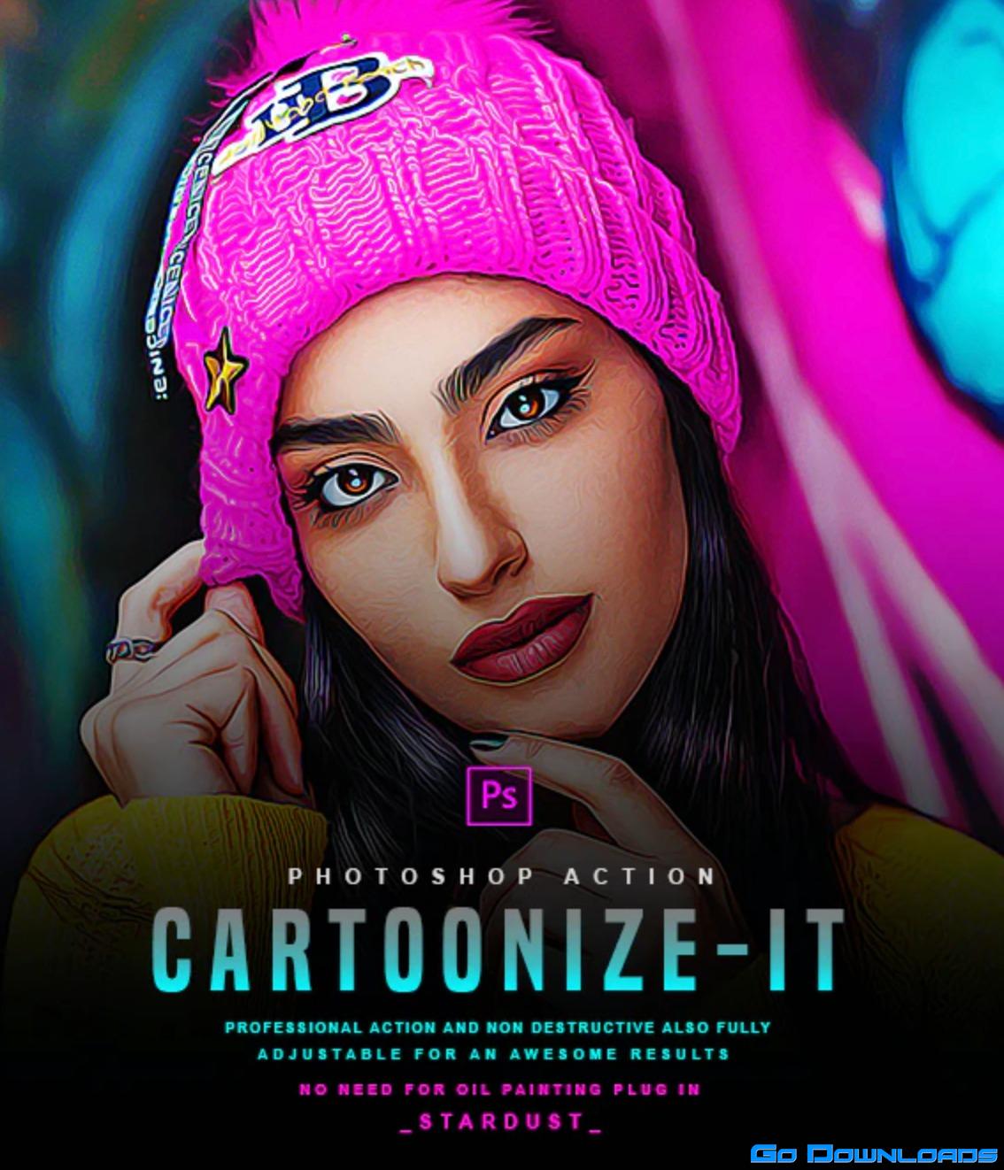 GraphicRiver – Cartoonize-it – Photoshop Action 29710694 Free Download