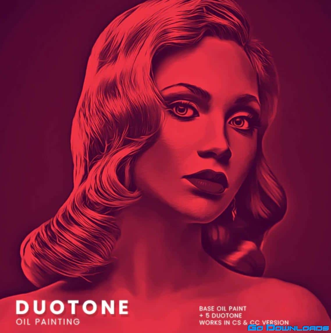 GraphicRiver – Duotone Oil Painting Effect 29367036 Free Download