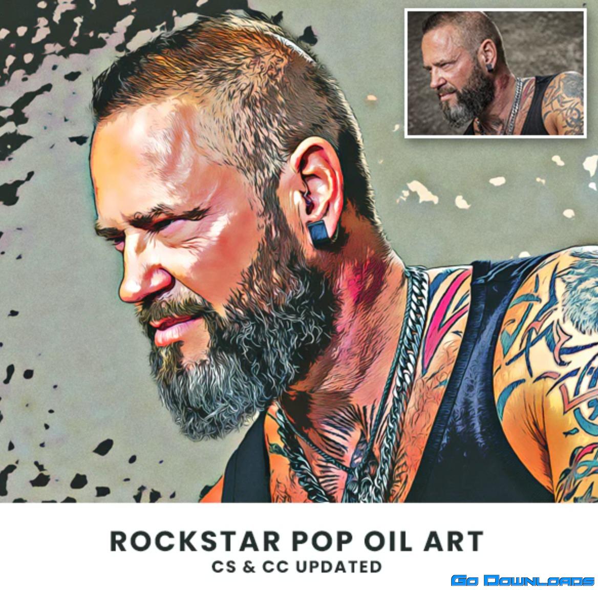 GraphicRiver – Rockstar Pop Oil Art 29374411