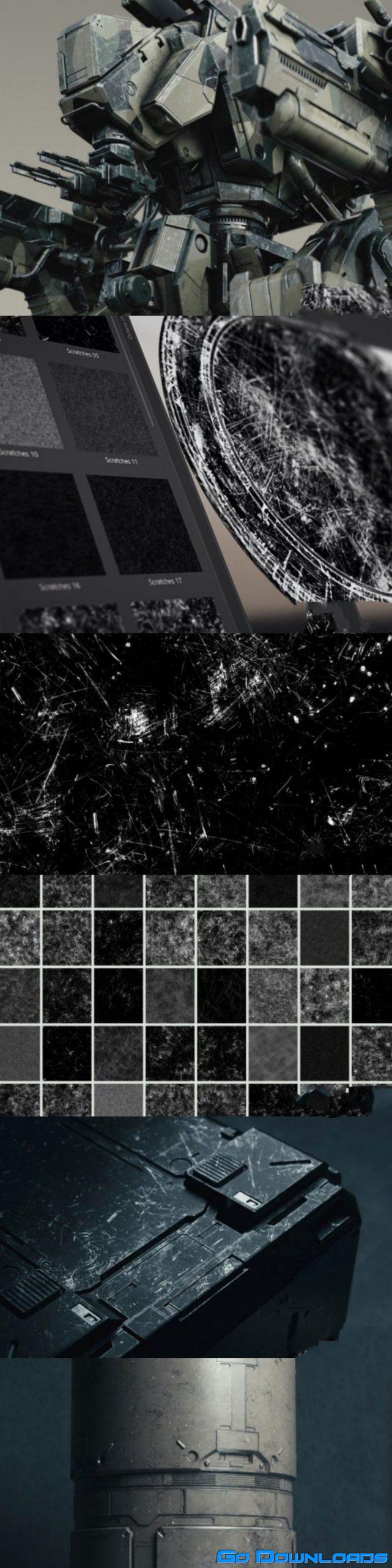 Greyscalegorilla Surface Imperfections Scratches Maps Free Download