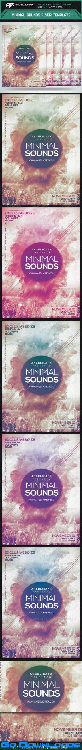 Minimal Sounds Flyer Template  Graphicriver 8641969