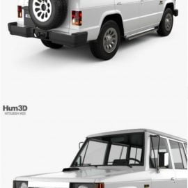 Mitsubishi Pajero (Montero) Wagon 1983 3D model Free Download