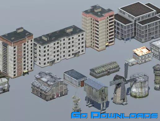 Mobile Buildings Pack (17 in 1) Free Download