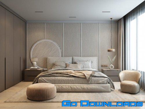 Modern Style Bedroom 558 Free Download