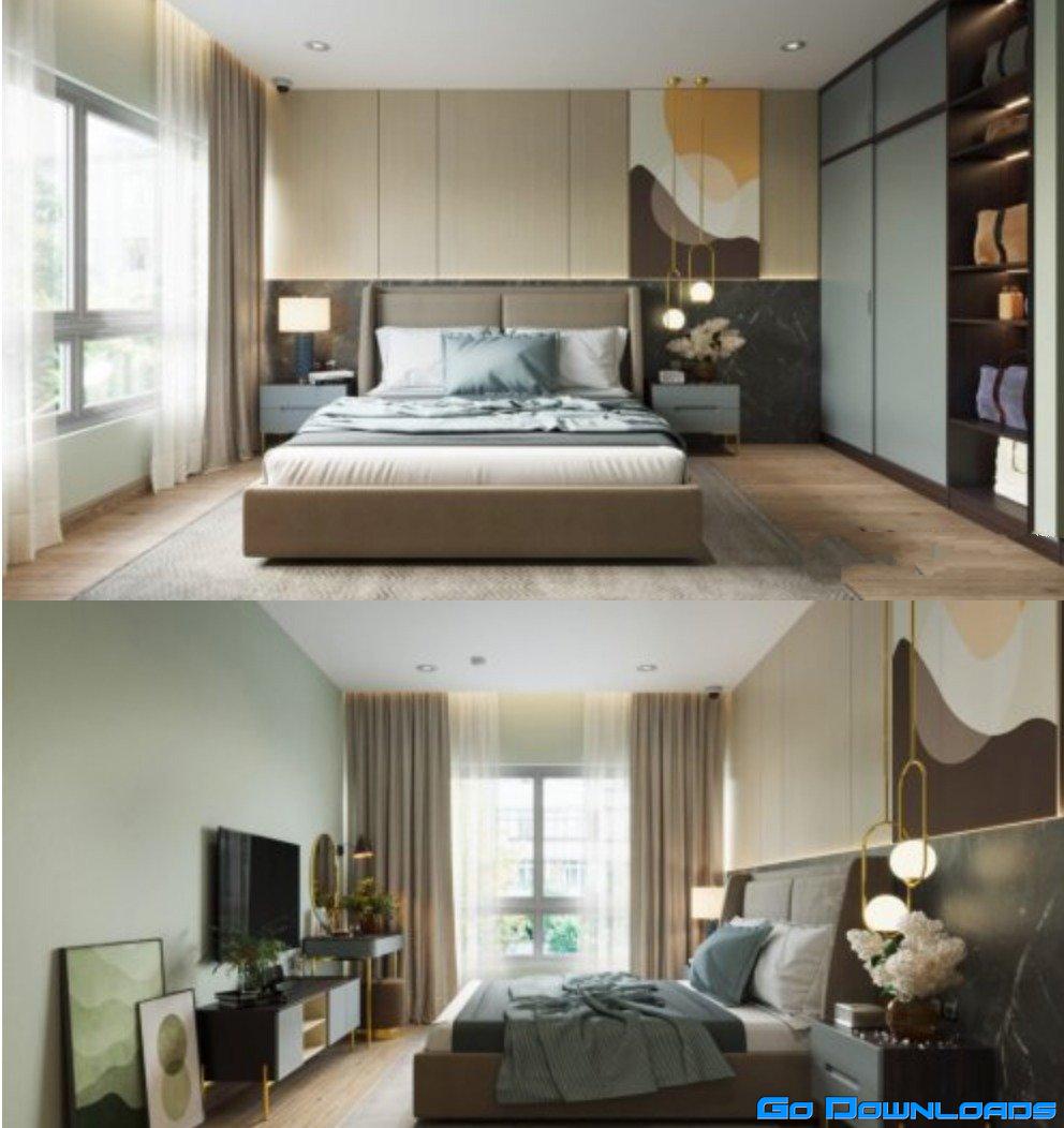 Modern Style Bedroom 562 Free Download