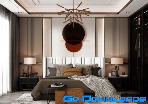 Modern Style Bedroom 566 Free Download