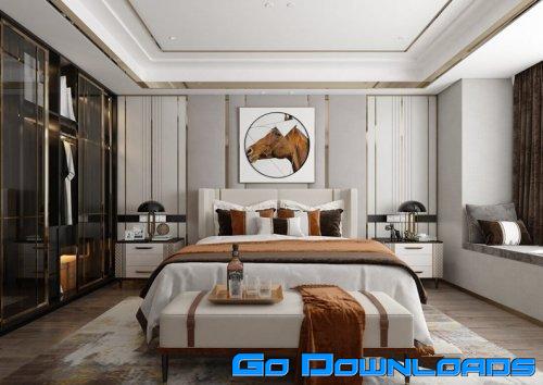 Modern Style Bedroom 567 Free Download