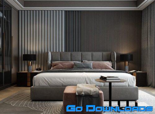 Modern Style Bedroom 568 Free Download