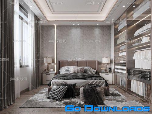 Modern Style Bedroom 571 Free Download