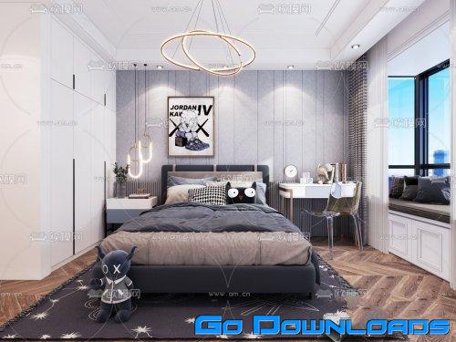 Modern Style Bedroom 572 Free Download