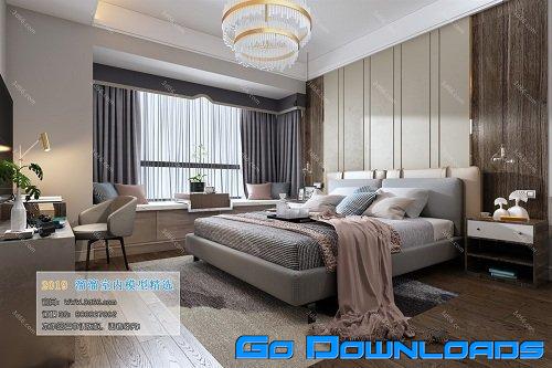 Modern Style Bedroom 577 Free Download