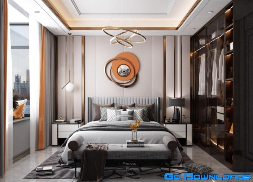 Modern Style Bedroom 587 Free Download