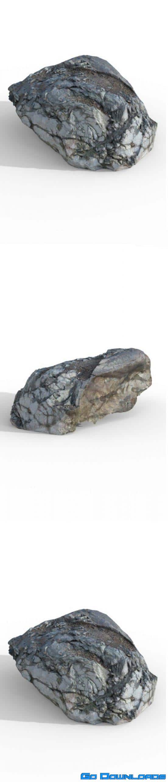 Natural Mountain Rock Premium 3D Model Free Download