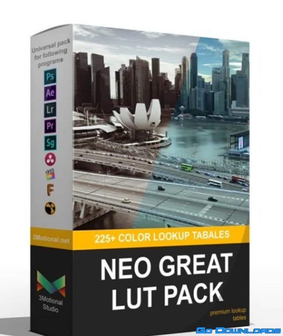 Neo Great LUTs – 225+ LUTs (Win/Mac) Free Download