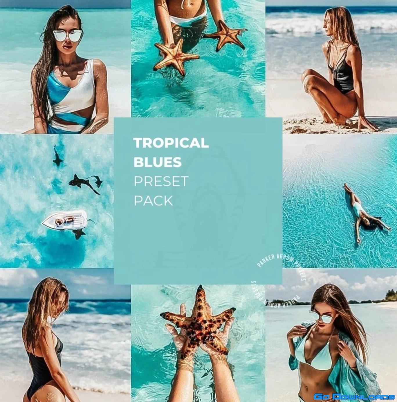 Parker Arrow – Tropical Blues Mobile & Desktop Presets