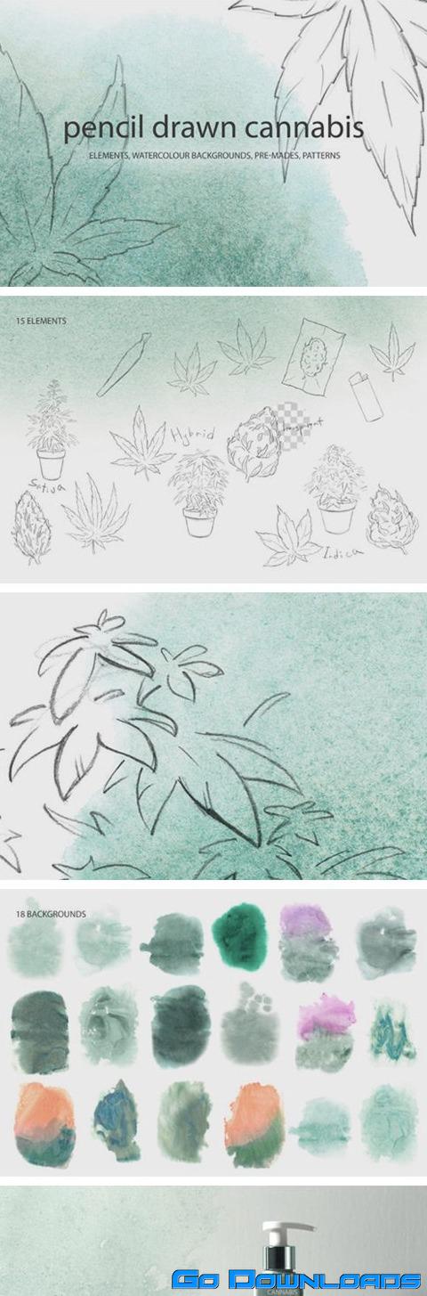 Pencil Drawn Cannabis 6980724 Free Download