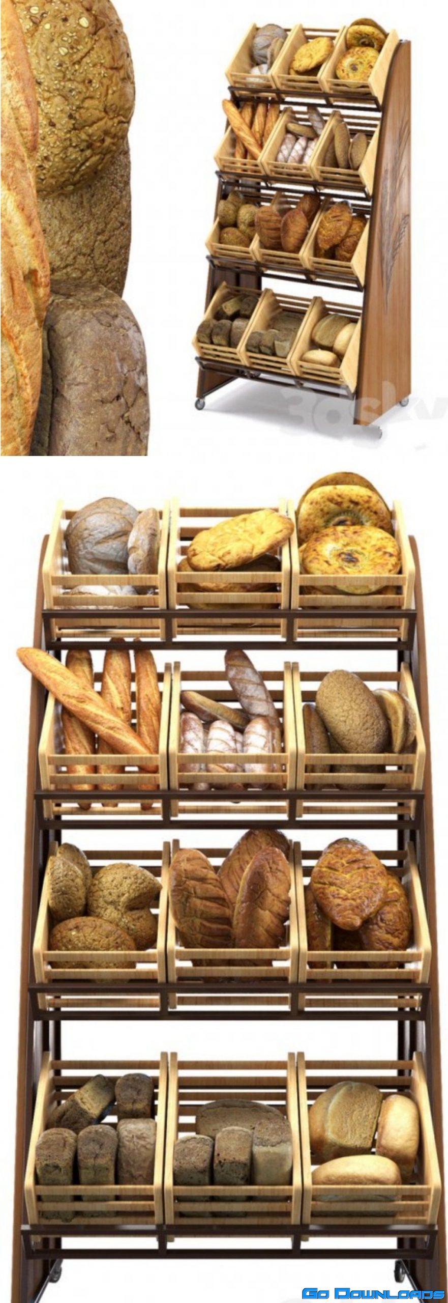 Rack with bread Free Download