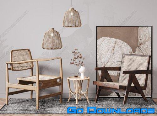 Relaxation corner 3D model Free Download