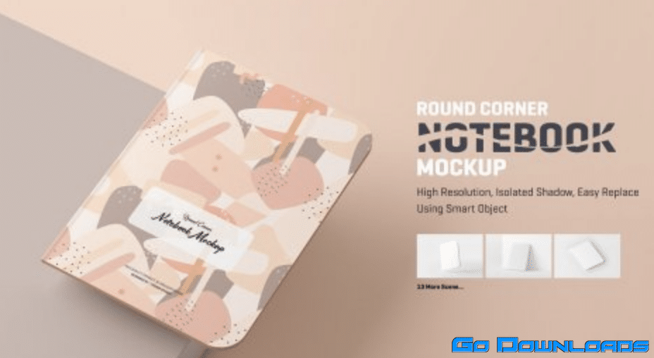 CreativeMarket Round Corner Notebook 5604722 Free Download