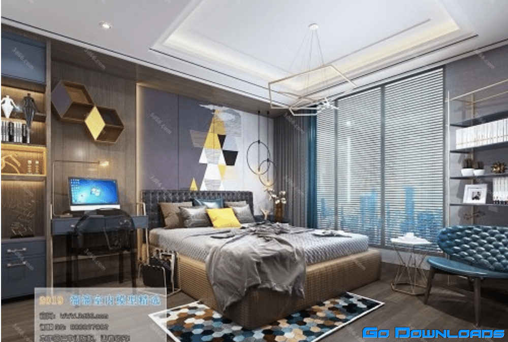 Modern Style Bedroom 576 Free Download