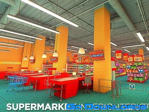 Supermarket Interior Free Download