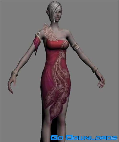 T.E.R.A Highelf Female Model Free Download