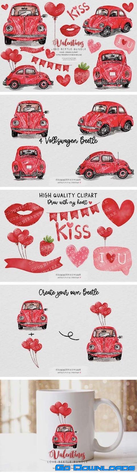 Valentines Day Clipart Bundle 7172216 Free Download