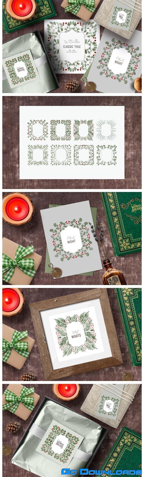 Vintage Christmas Clipart Frames | Yule 6682555 Free Download