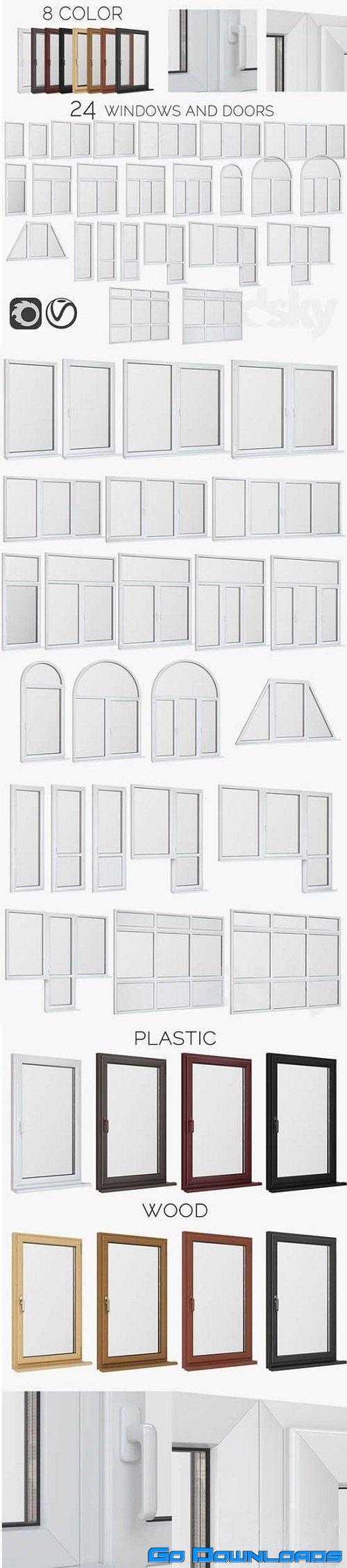 Windows PVC doors Free Download