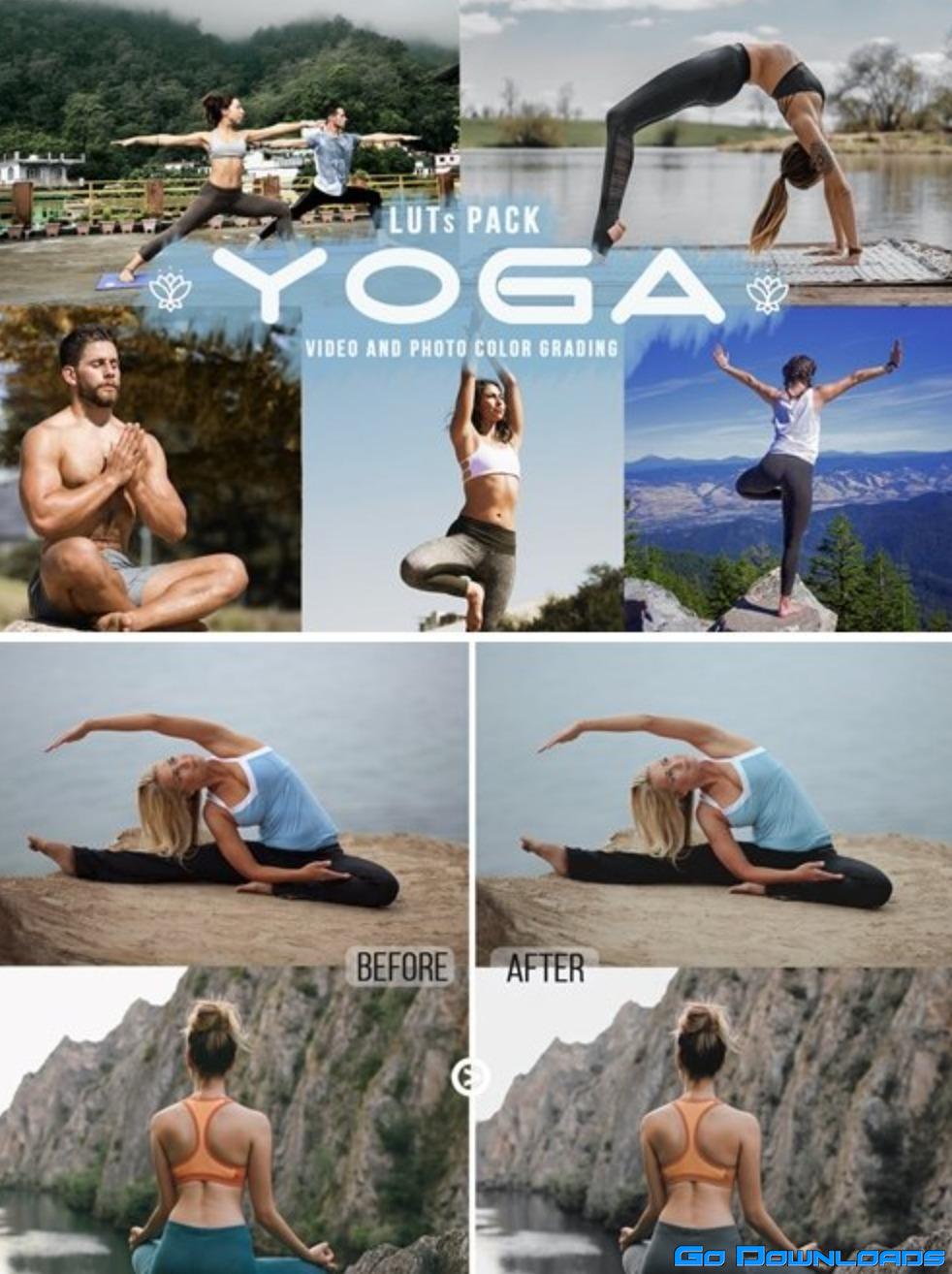 Yoga LUTs – 11 Yoga looks for video creators Free Download