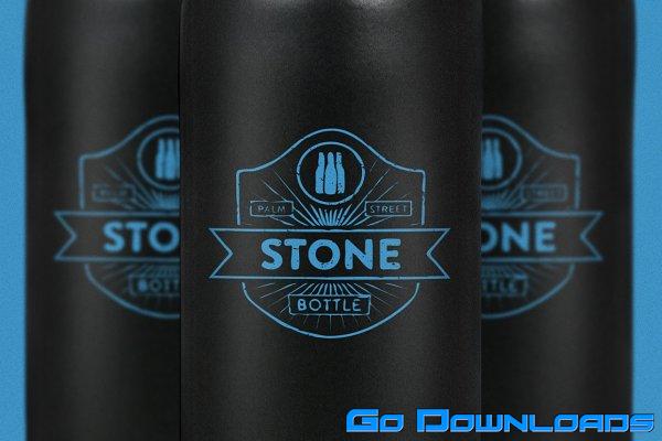 Stone Bottle MockbUp  Creativemarket 59990